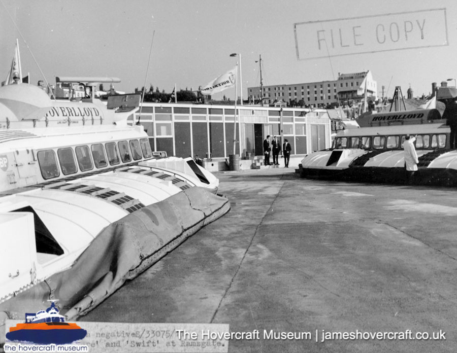 SRN6 with Hoverlloyd -  (credit: The <a href='http://www.hovercraft-museum.org/' target='_blank'>Hovercraft Museum Trust</a>).